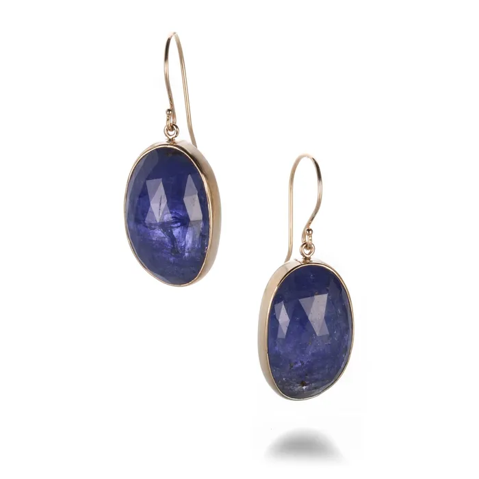 Jamie Joseph Earrings Rosecut Tanzanite Earrings