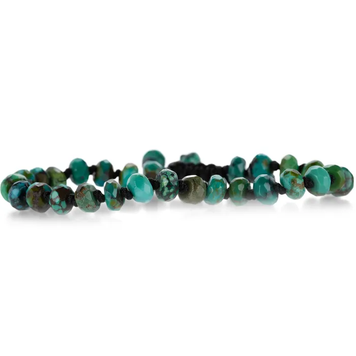 Joseph Brooks Bracelets 6mm Faceted Arizona Turquoise Rondelle Bracelet