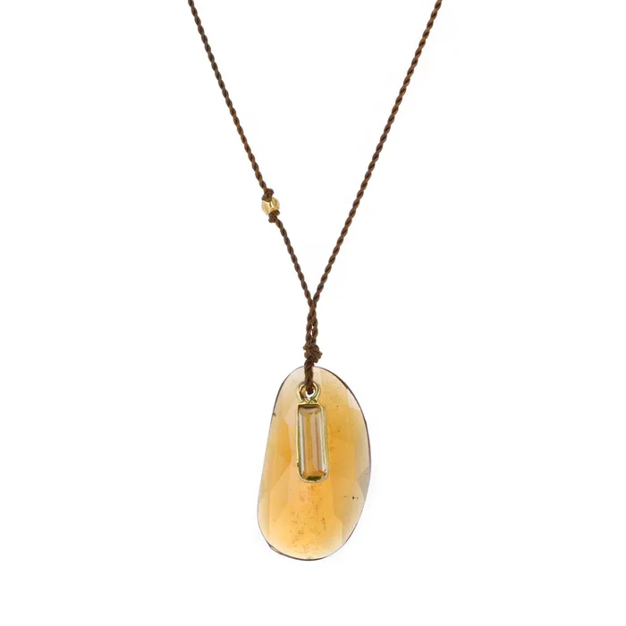 Margaret Solow Spessartite Garnet and Tourmaline Necklace Necklaces
