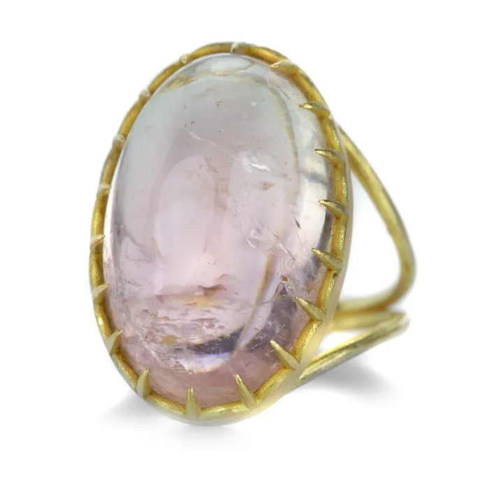 Morganite Cabochon Ring Rosanne Pugliese Rings