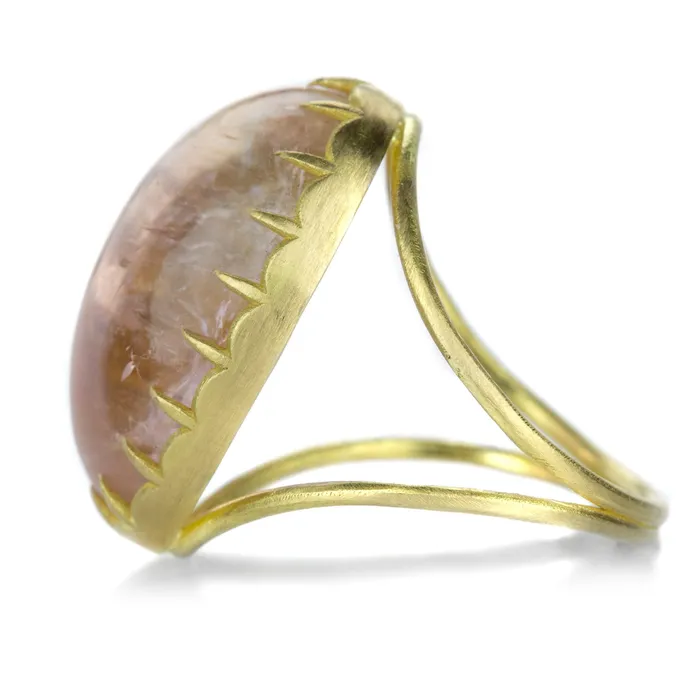 Morganite Cabochon Ring Rosanne Pugliese Rings