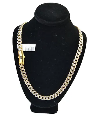 Necklaces 10K Real Gold Monaco Link Chain 20 inch Diamond Cut Men Women Necklace 10Kt globalwatches10