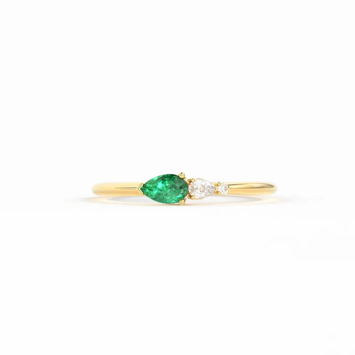 Pear Green Emerald Diamond Ring Three Stone Ring with Green Emerald Three Stone Engagement Ring May Birthstone Diamond Ring Gemstone Jalvi Co Rings Pear Green Emerald Diamond Ring Three Stone Ring with Green Emerald Three Stone Engagement Ring May Birthstone Diamond Ring Gemstone Jalvi Co Rings