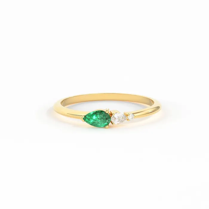 Pear Green Emerald Diamond Ring Three Stone Ring with Green Emerald Three Stone Engagement Ring May Birthstone Diamond Ring Gemstone Jalvi Co Rings Pear Green Emerald Diamond Ring Three Stone Ring with Green Emerald Three Stone Engagement Ring May Birthstone Diamond Ring Gemstone Jalvi Co Rings