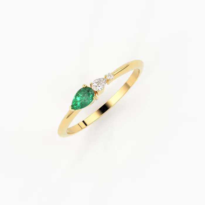 Pear Green Emerald Diamond Ring Three Stone Ring with Green Emerald Three Stone Engagement Ring May Birthstone Diamond Ring Gemstone Jalvi Co Rings Pear Green Emerald Diamond Ring Three Stone Ring with Green Emerald Three Stone Engagement Ring May Birthstone Diamond Ring Gemstone Jalvi Co Rings
