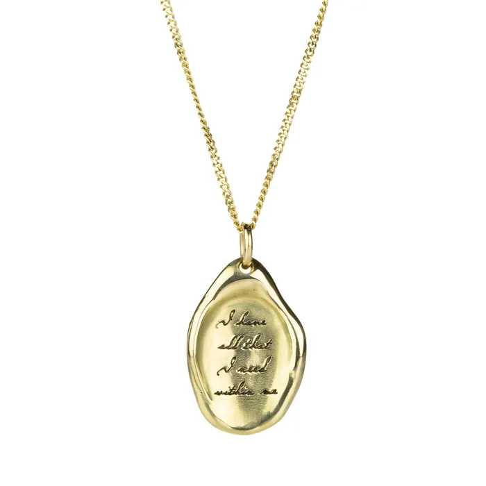 Pyrrha Necklaces I Have All That I Need Within Me Talisman Necklace Pyrrha Necklaces I Have All That I Need Within Me Talisman Necklace