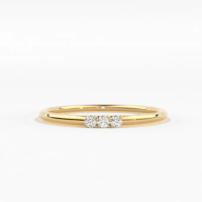 Rings Jalvi Co Minimalist Ring 14k Solid Gold Diamond Ring 15MM Triple Stone Ring Thin Gold Stacking Rings Promise Ring Christmas Gift Rings Jalvi Co Minimalist Ring 14k Solid Gold Diamond Ring 15MM Triple Stone Ring Thin Gold Stacking Rings Promise Ring Christmas Gift