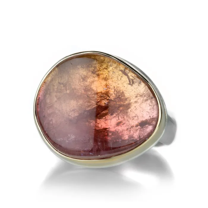 Rings Jamie Joseph OrangePink Tourmaline Ring