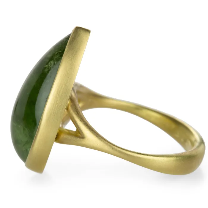 Rings Lola Brooks Apple Green Tourmaline Teardrop Ring Rings Lola Brooks Apple Green Tourmaline Teardrop Ring