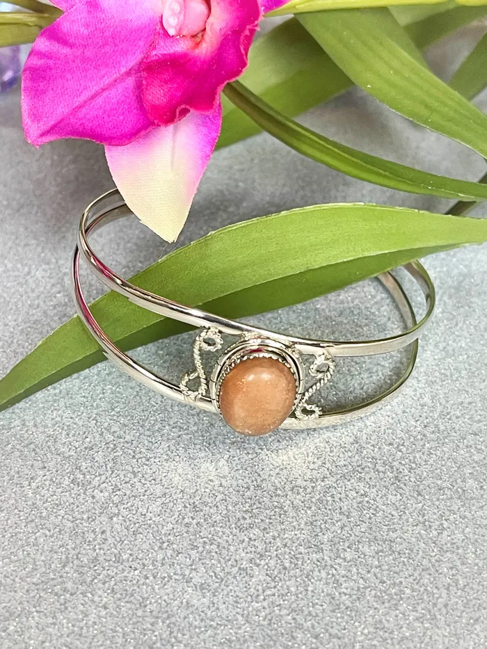 Rings Sophiareneboutiquecom Sterling Silver Chocolate Moonstone Artisan Cuff