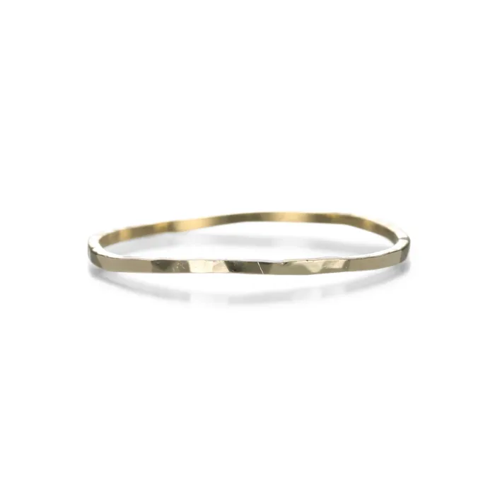 Rings Thin Gold Stacking Band Julez Bryant