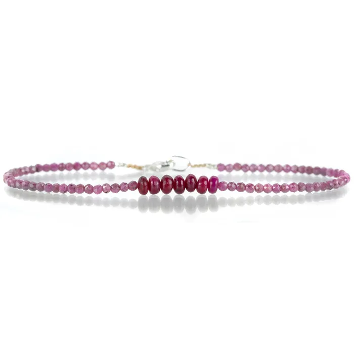 Ruby Bead Bracelet Margaret Solow Bracelets