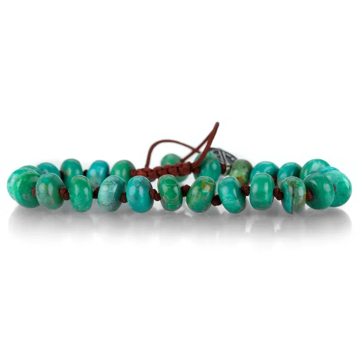 Smooth 8mm Arizona Turquoise Beaded Bracelet Joseph Brooks Bracelets