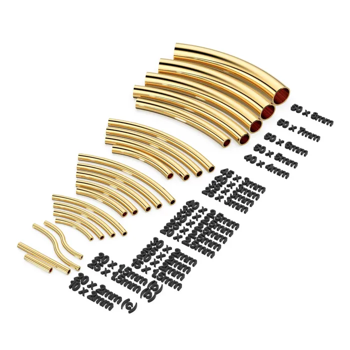 Solid Yellow Gold Tube Bead Noodle Tube Curve Tube Bead Bracelet Bead Necklace Bead Gold Tube Beads Tubular Beads Jalvi Co Bracelets Solid Yellow Gold Tube Bead Noodle Tube Curve Tube Bead Bracelet Bead Necklace Bead Gold Tube Beads Tubular Beads Jalvi Co Bracelets