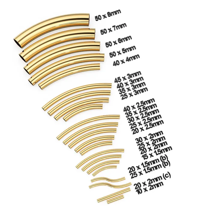 Solid Yellow Gold Tube Bead Noodle Tube Curve Tube Bead Bracelet Bead Necklace Bead Gold Tube Beads Tubular Beads Jalvi Co Bracelets Solid Yellow Gold Tube Bead Noodle Tube Curve Tube Bead Bracelet Bead Necklace Bead Gold Tube Beads Tubular Beads Jalvi Co Bracelets