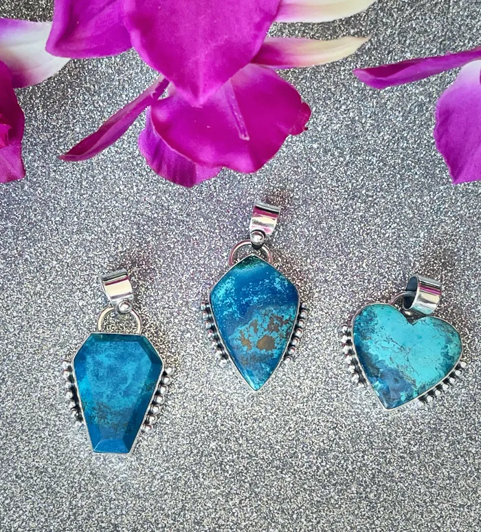 Sophiareneboutiquecom Rings Sterling Silver Artisan Chrysocolla Artisan Pendants Sophiareneboutiquecom Rings Sterling Silver Artisan Chrysocolla Artisan Pendants
