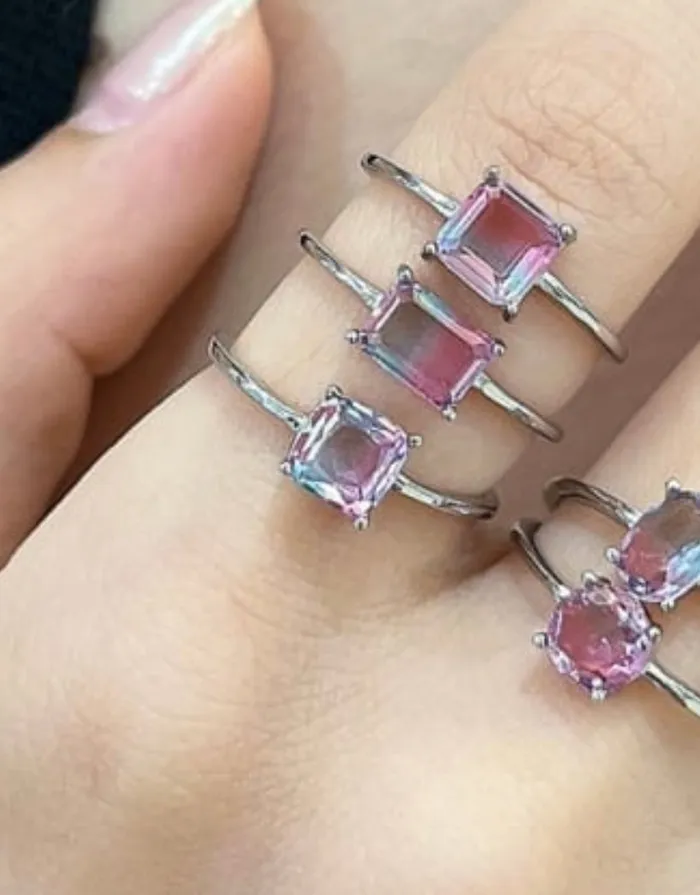 Sterling Silver Geometric Rainbow Ring Sophiareneboutiquecom Rings Sterling Silver Geometric Rainbow Ring Sophiareneboutiquecom Rings