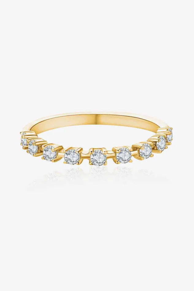Trendsi Moissanite 925 Sterling Silver Ring Rings