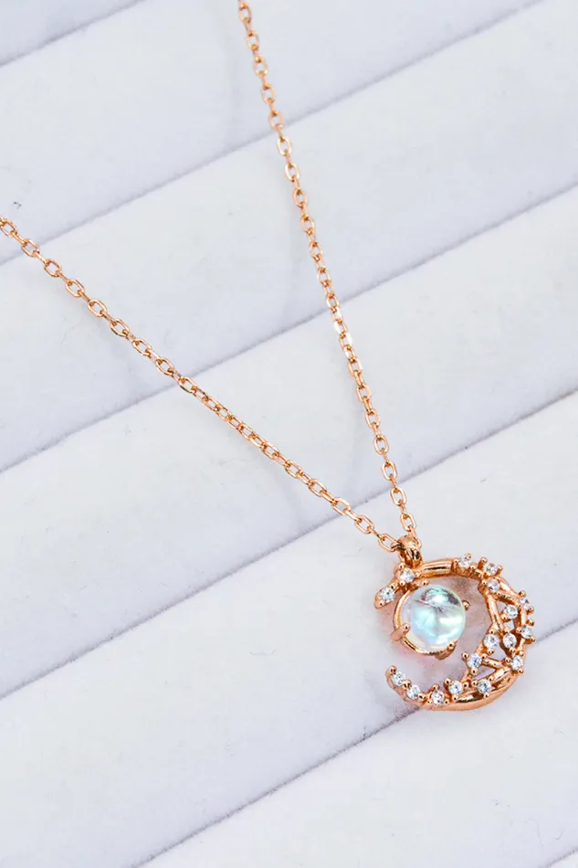 Trendsi Necklaces Where It All Began Moon Pendant Necklace