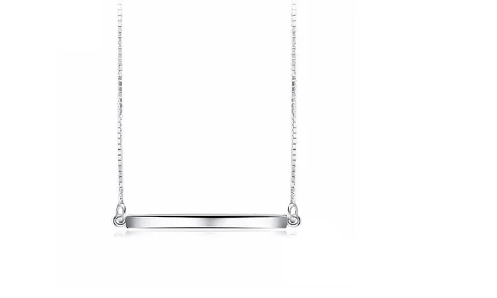 925 Sterling Silver Bar Pendant Necklaces for MenWomen sparklingselections Necklaces 925 Sterling Silver Bar Pendant Necklaces for MenWomen sparklingselections Necklaces