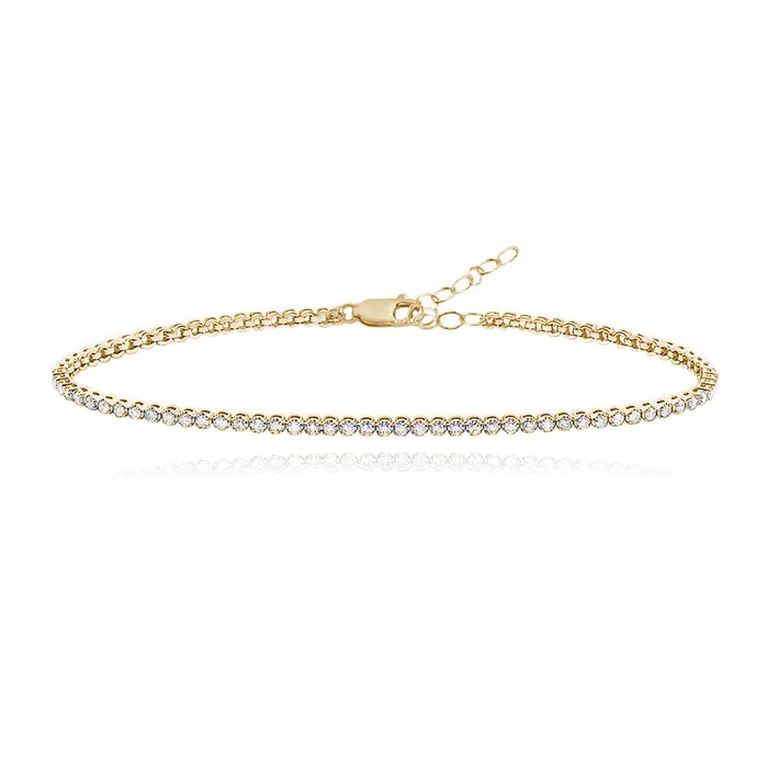 Alev Jewelry Bracelets Petite Diamond Tennis Bracelet