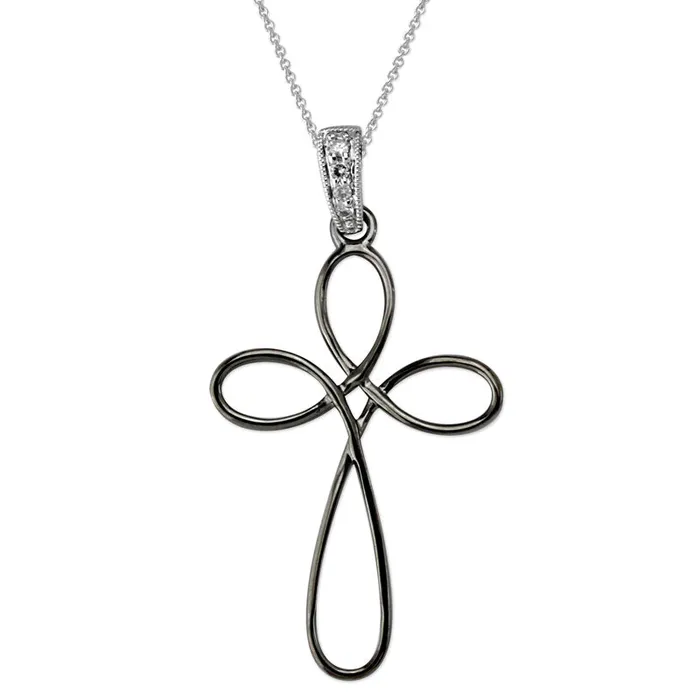 Alex A Alex A Diamond Cross Pendant160300 Necklaces