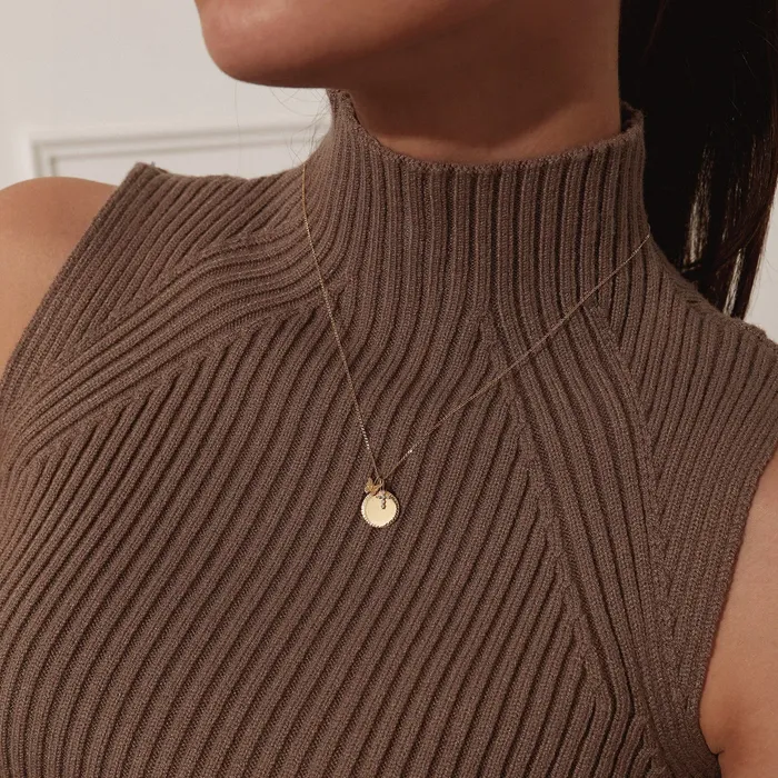 Aurelie Gi Charm Necklaces GRACE Diamond Cross Charm