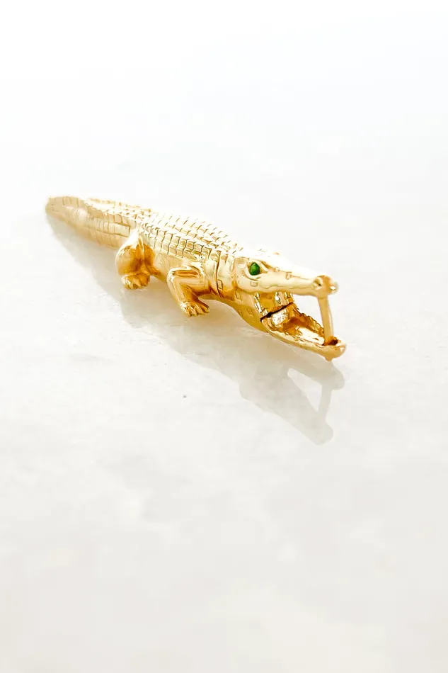 BIBI VAN DER VELDEN Earrings Alligator Bite Earring BIBI VAN DER VELDEN Earrings Alligator Bite Earring