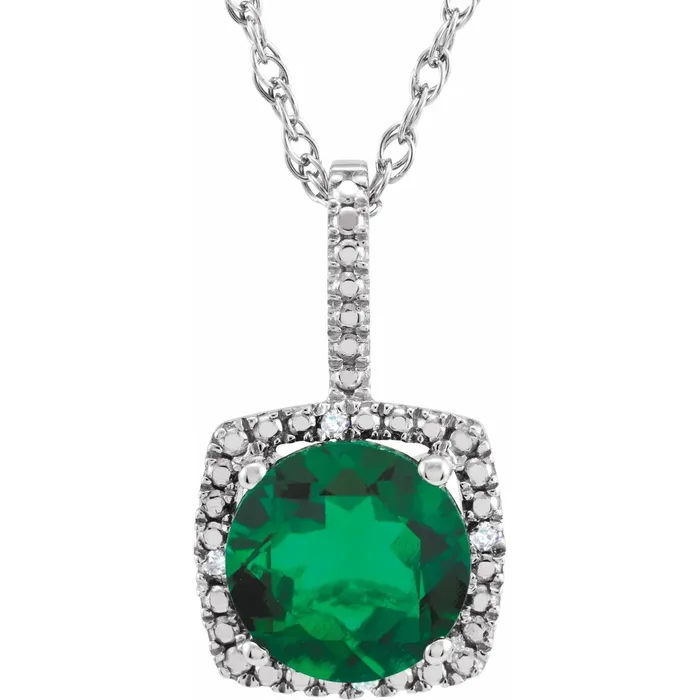 Birthstone Diamond Necklace Elisa Ilana Necklaces