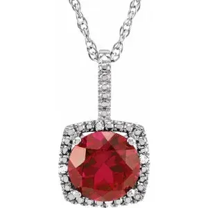 Birthstone Diamond Necklace Elisa Ilana Necklaces