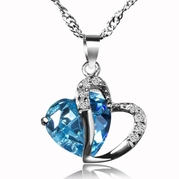 Blue Purple Fashion Necklace For Women sparklingselections Necklaces