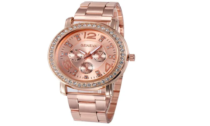 Bracelets sparklingselections Fashion Stainless Steel Quartz Wrist Watches