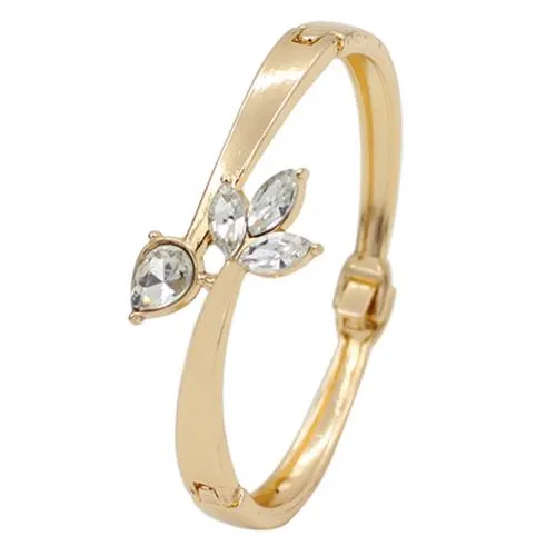 Bracelets sparklingselections Rose Hollow Flower Bangle Bracelet