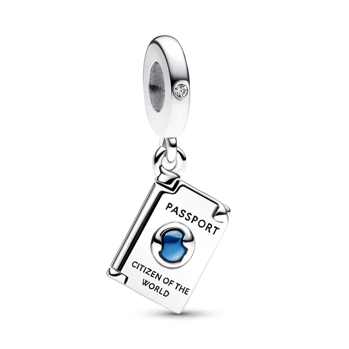 Charm Necklaces Openable Passport Dangle Charm Pandora