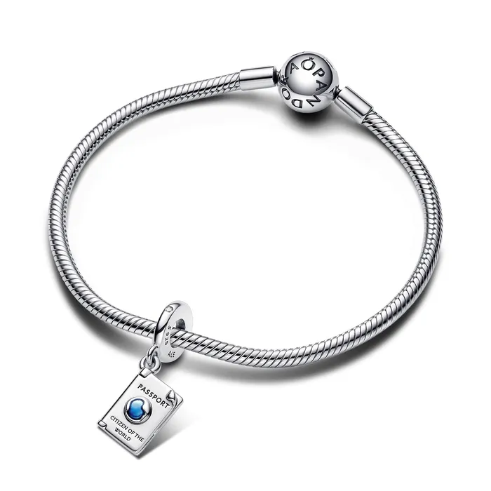 Charm Necklaces Openable Passport Dangle Charm Pandora