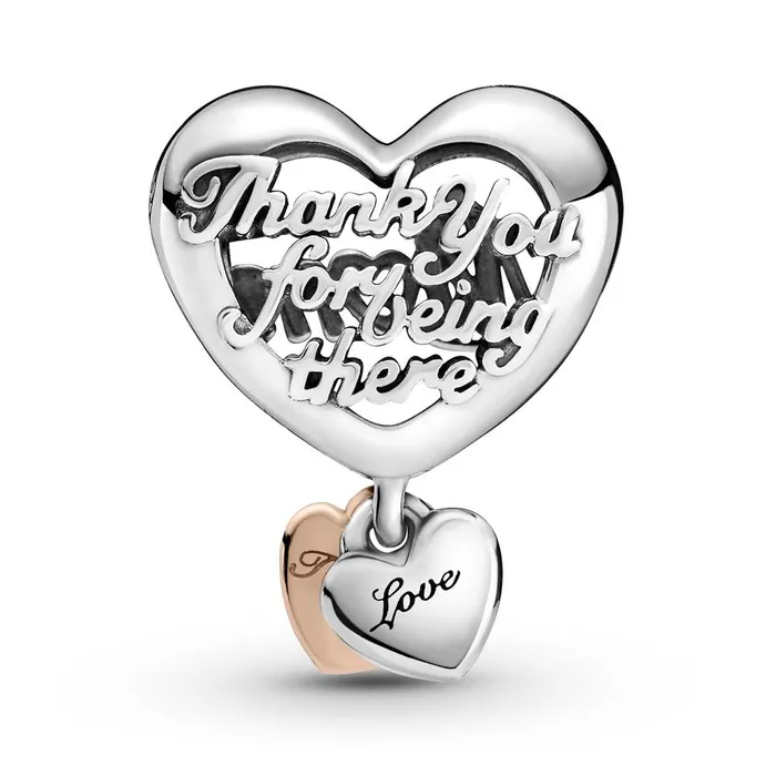 Charm Necklaces Pandora Pandora Thank You Mom Heart Charm