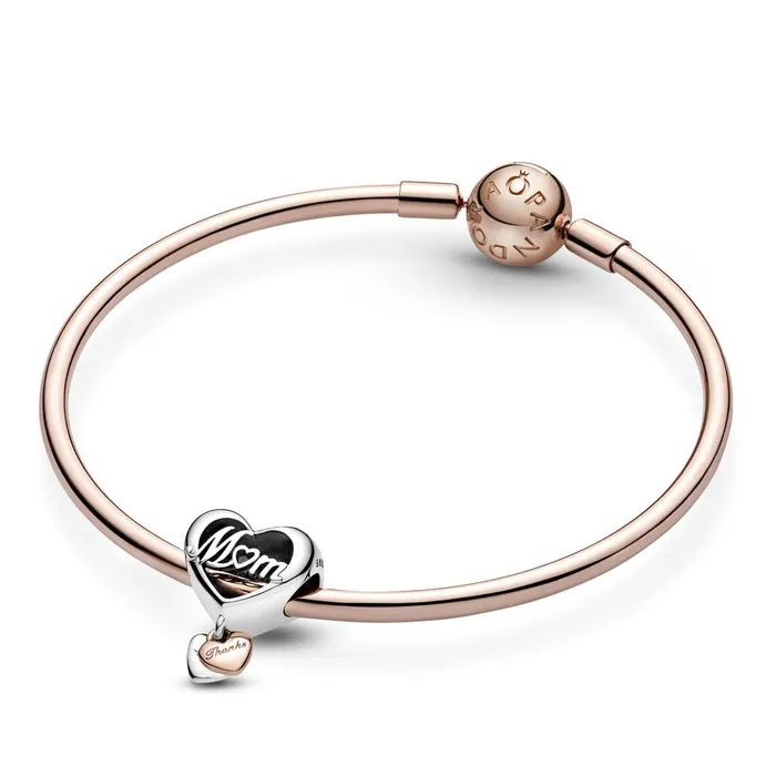 Charm Necklaces Pandora Pandora Thank You Mom Heart Charm