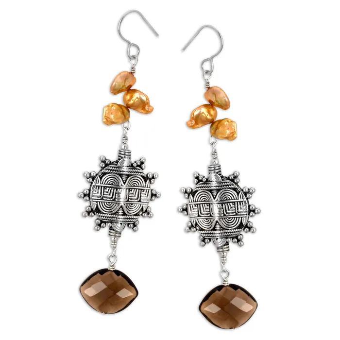 Earrings Elisa Ilana Smoky Quartz Earrings339843