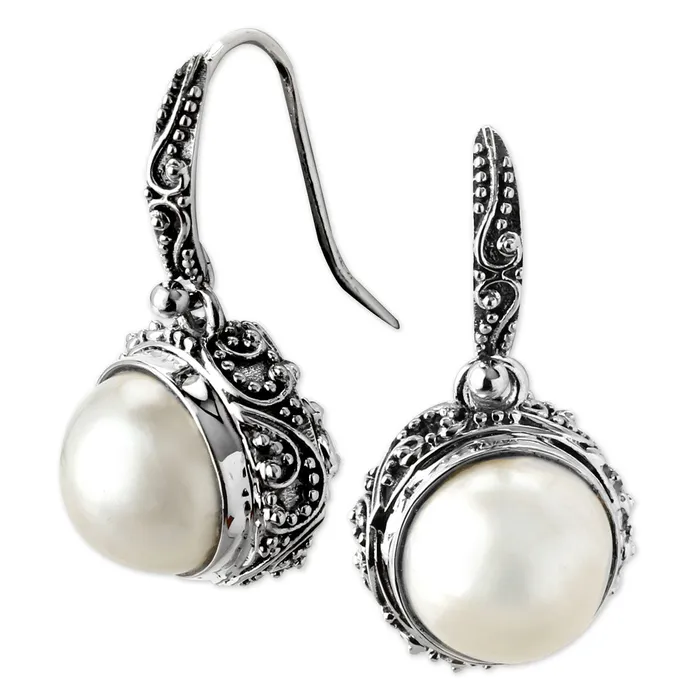 Earrings Kir Kir Round Pearl Earrings 342361