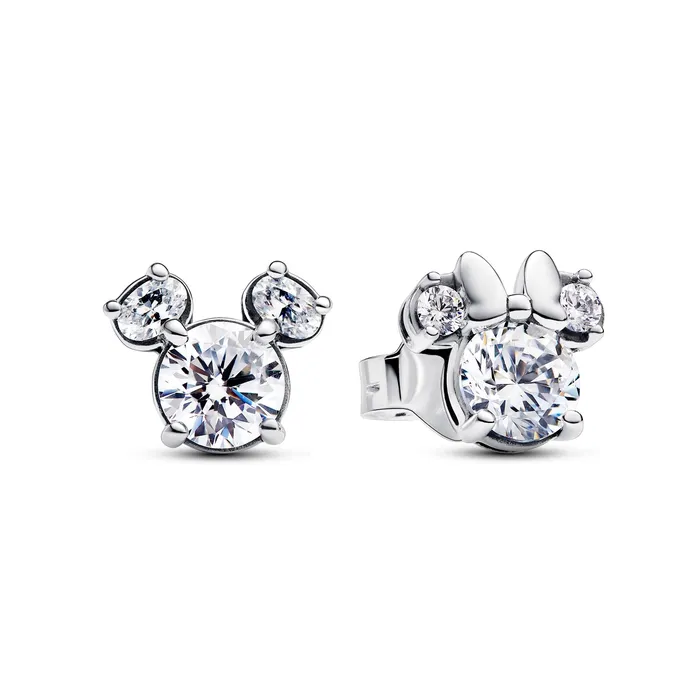 Earrings Pandora Pandora Disney Mickey Mouse Minnie Mouse Sparkling Stud Earrings