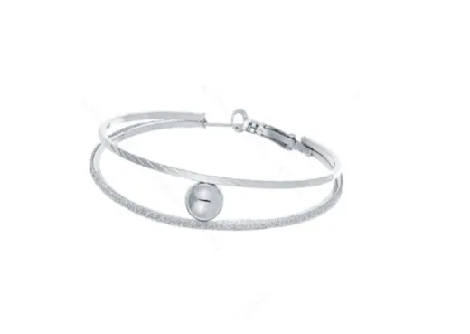 Earrings sparklingselections Catch A Ball Hoop Long Stylish Earrings For Girls