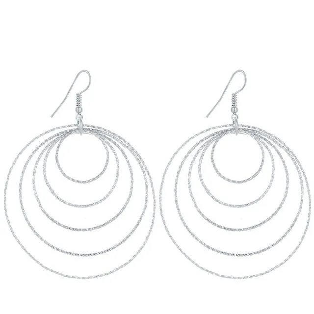 Earrings sparklingselections Round Top Dangle Long Earrings For Women