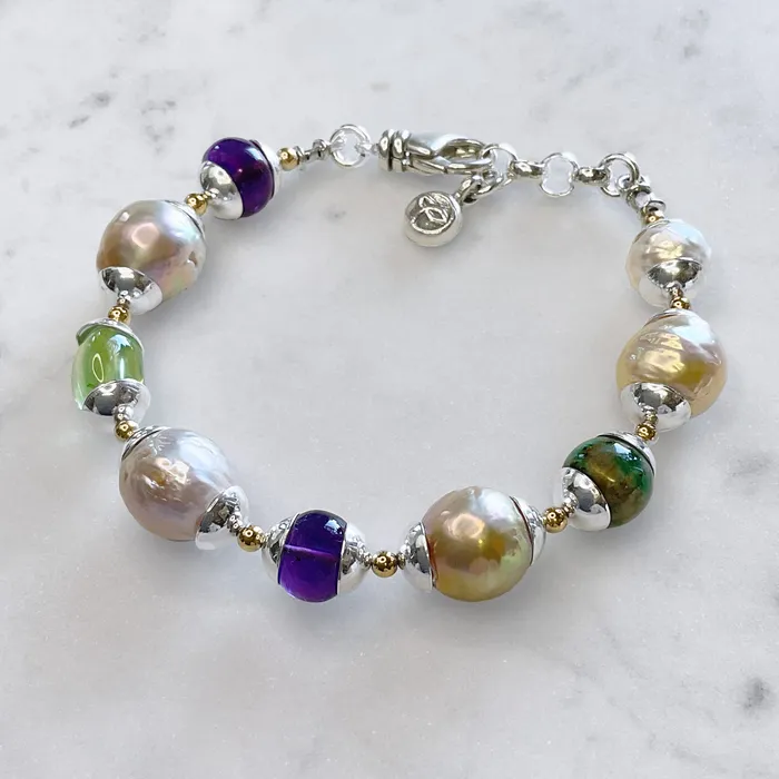 Elisa Ilana Bracelets Fireball Pearls Gemstones Bracelet