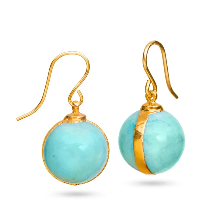 Elisa Ilana Earrings Amazonite Earrings