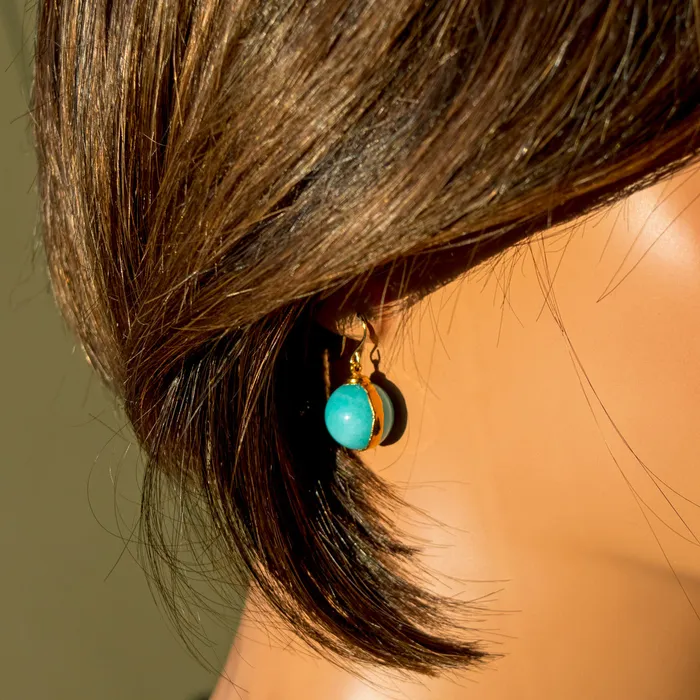 Elisa Ilana Earrings Amazonite Earrings