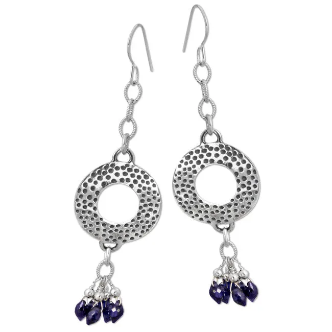 Elisa Ilana Earrings Sapphire CZ Earrings336024