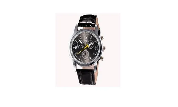 Faux Leather Analog Watch Wrist Watches sparklingselections Watches