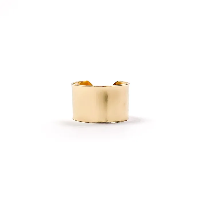 Gold Filled Ear Cuff Smooth Hoops By Hand Earrings