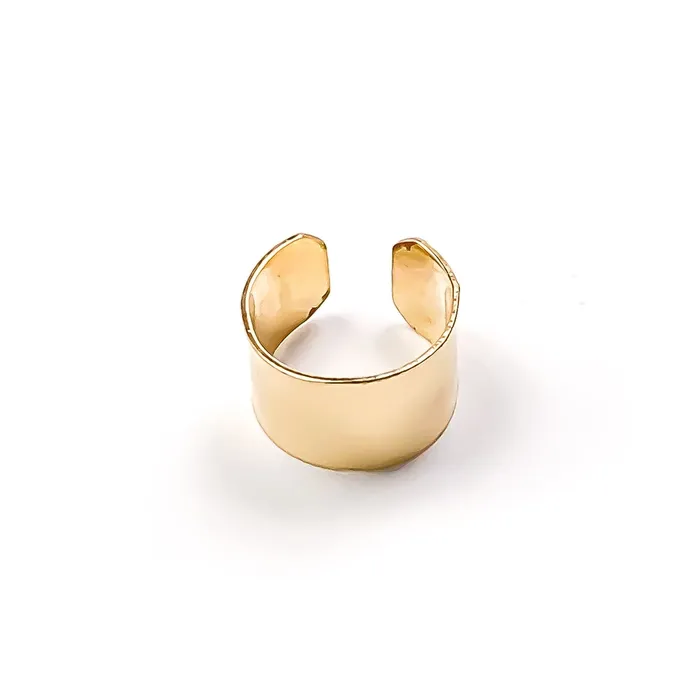 Gold Filled Ear Cuff Smooth Hoops By Hand Earrings