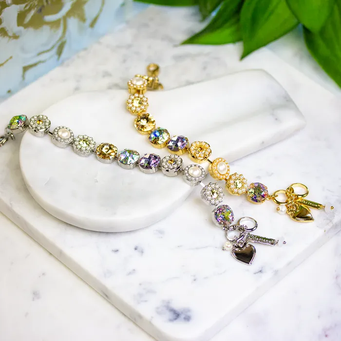 Large Rosette Rivoli Bracelet in Dawn Mariana Bracelets